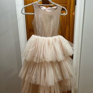 Girls’ Special Occasion Dress – Sparkle Bodice & Layered Tulle Skirt ✨